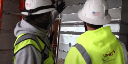 UMC HVAC and Plumbing employee onsite