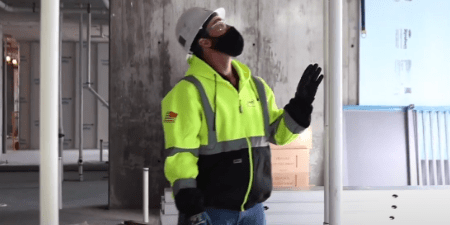 UMC HVAC and Plumbing employee onsite